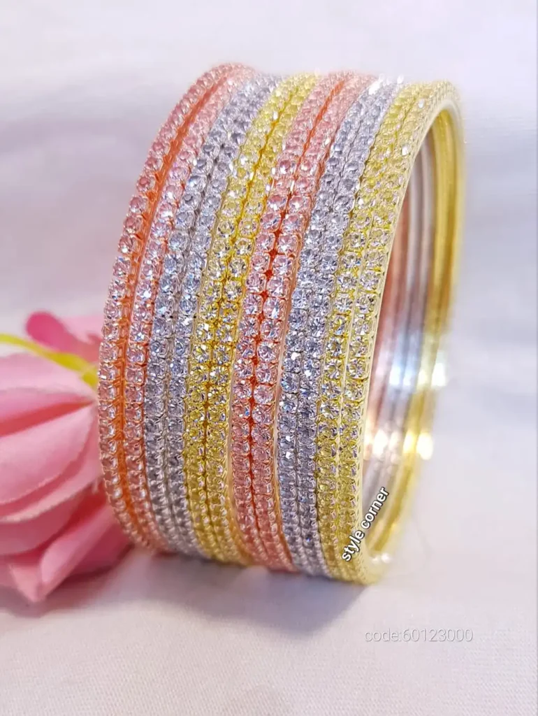 Diamond Cut Bangles