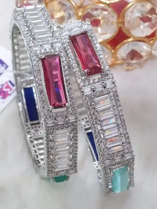 Diamond Cut Bangles