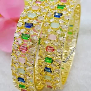 Diamond Cut Bangles