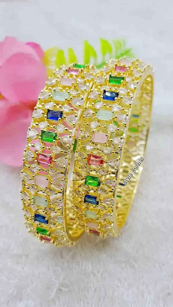 Diamond Cut Bangles