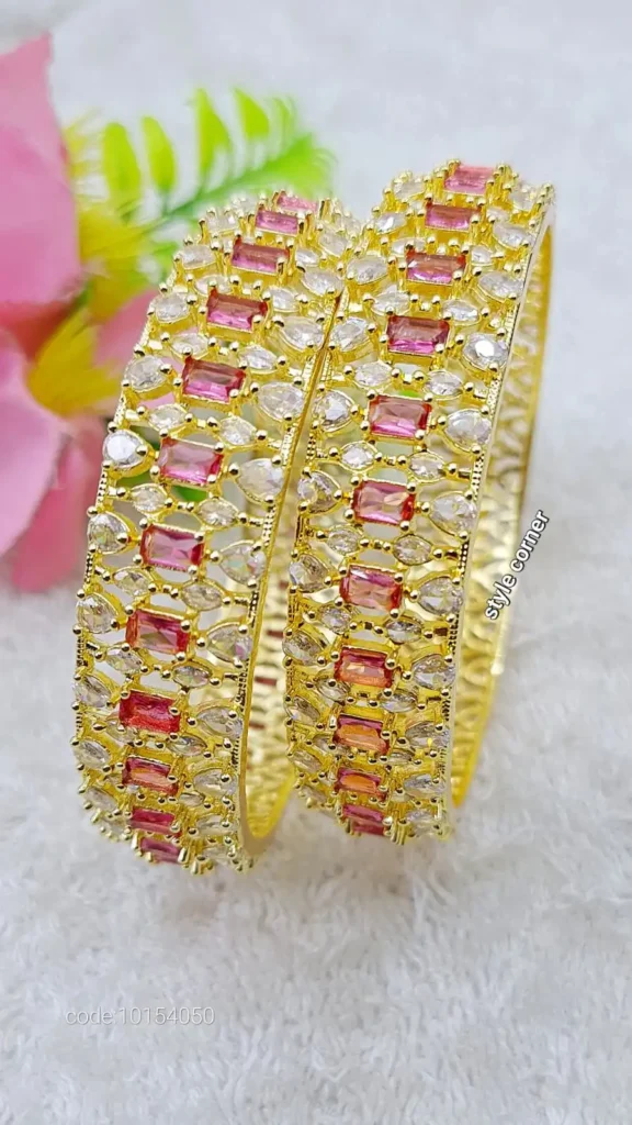 Diamond Cut Bangles