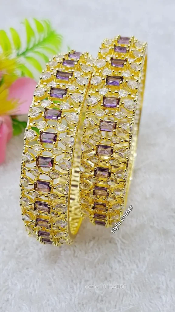 Diamond Cut Bangles