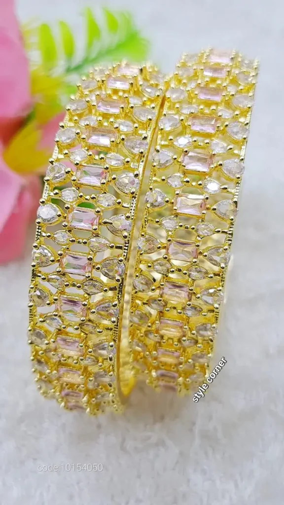 Diamond Cut Bangles